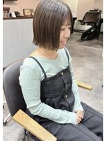 ソイ(soi)&nbsp;薄バングのワンレンボブヘア