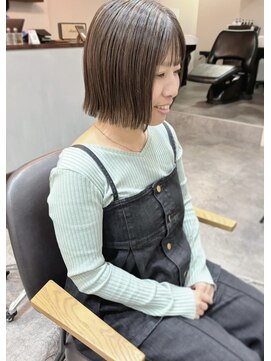 ソイ(soi) 薄バングのワンレンボブヘア