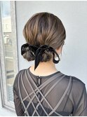 ツインのお団子スタイル .*。