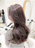 韓国レイヤーカット巻き髪20代30代E137