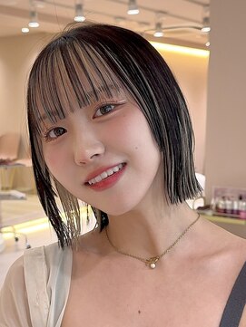 サンド クリア 横浜本店(sand clear) 垢抜けぱつっとボブ