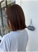 くびれヘア/アッシュブラウン/ダメージレスカラー