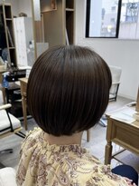 ロッコ 船橋駅(Rocco) 丸みボブ/ベージュカラー/赤み消しカラー