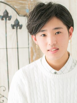 モッズヘア メン 新所沢店(mod's hair men) 七三分けビジネス就活リクルート重めメンズショートd新所沢