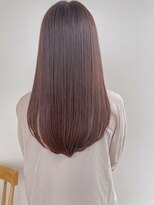 シェル 津山の手店(shel)&nbsp;ブリーチなし/ピンクブラウン/艶感カラー/冬カラー/再現性カット