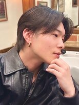 ヒロギンザ 栄店(HIRO GINZA)&nbsp;ウルフセンターパートスタイル[栄駅/理容室]