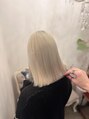 バブー バイ ビューティービースト アカデミー 広島店(ba-boo)&nbsp;明るくしたい方ホワイトカラーも出来ます♪