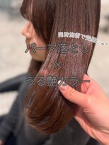 パーマ落としラボ アピッシュ 銀座(apish)&nbsp;パーマ落とし×うる艶カラー