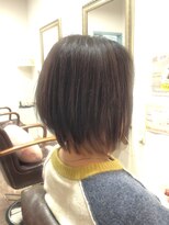 ヘアー グリーン(hair green)&nbsp;40代50代60代/前下りボブ/軽めボブ/前傾ボブ/大人ボブ