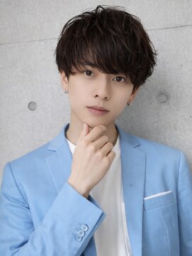 メンズヘア専門MA-IKI本厚木髪と頭皮改善サロン【4月16日　NEWOPEN（予定）】 レイヤーマッシュ韓国メンズマッシュ爽やかビジネスツーブロック