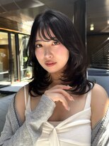 シティ オモテサンドウ(CITY omotesando)&nbsp;ミディアムレイヤー×ダークグレージュ【平山晶也】