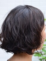 ロムサンク(L'HOMME CINQ)&nbsp;あご下ボブ×ナチュラルパーマ