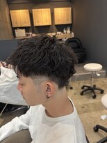 アロー 船橋店(AROH)&nbsp;メンズショート×ピンパーマ