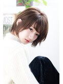 ナチュラルショートボブ