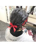 ルーズアップ（ヘアセット）