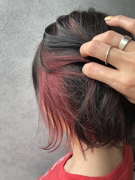 ヘアサロンエムフィス 池袋東口(HAIR SALON M Fe's) 外ハネボブ/アッシュブラウン/ネオウルフ/デザインカラー