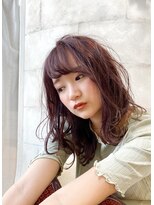 アンスール(Un Seul)&nbsp;ふんわりゆるウェーブ♪ミディアムボブ