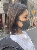 ハイライトグラデーションきりっぱなしボブ