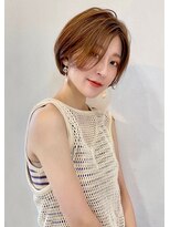 レイラバイアフロート 吉祥寺(Lila by afloat)&nbsp;長めバングのショートボブ【アフロート吉祥寺 緒方】