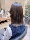まだまだ人気☆切りっぱなしロブ外ハネスタイリング