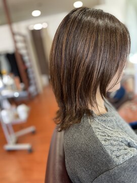 ロココ(ROCOCO) 40代からの脱・ぺたんこ◎白髪ぼかしボブ