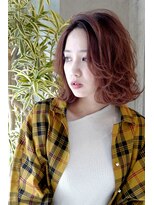 クシュ 所沢東口店(kusyu...)&nbsp;ミディアム×スモーキーグレージュ×ネイビーアッシュ×所沢