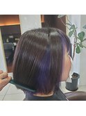 艶ボブ×インナーカラー