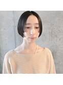 【coyoi】前上がりミニボブ×グレーベージュ2 (sakurai)