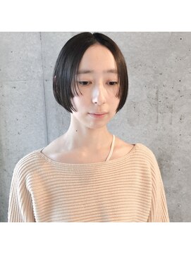 コヨイ(coyoi) 【coyoi】前上がりミニボブ×グレーベージュ2 (sakurai)