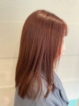 ヘアーアンドブック マルキーズ(hair&book marqise) ブリーチなし/ピンクブラウン【安佐南区】