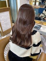 ロンドアベニール 北千住(Lond avenir)&nbsp;チョコレートベージュ　レイヤーカット　西田大樹