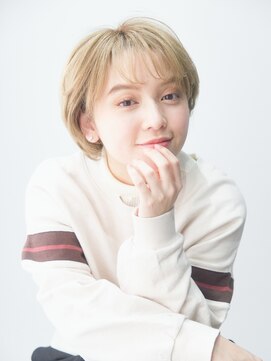 ルクスドレ 新宿(Luxe doree') 大人ショート/外はねボブ/インナーカラー/シースルーバング/新宿