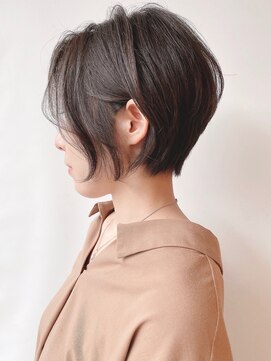 モリオフロムロンドン 原宿本店(morio from London) 【morio原宿】前下がりショート 前髪なし