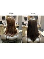 カミケンガレリア(kamiken. galleria)&nbsp;グレージュブラウン美髪さらツヤストレート【カミケンガレリア】