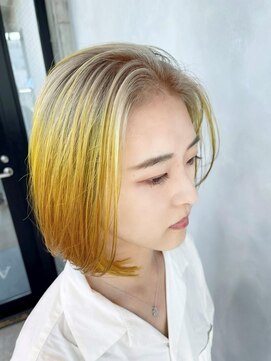 アコ(Aco) ルーツカラー/バレーヤージュ/ホワイトベージュ/イエロー