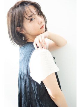 アンラヴェスト(AN LOVEST mashup hs) シースルーバング/マチルダボブ/髪質改善/グレーベージュ