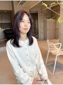 {kando style}顔周りレイヤー/濃い紫/ラベンダー/パープル