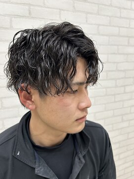 ヘアースタジオ シーオーイー(hair studio C-O-E) ショートウルフ波パーマ