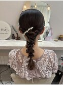 ミディアムヘア*大人可愛い編み下ろし