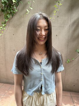 ジェノ(JENO by apish) カール/セミディ/シアーカラー/ダークアッシュ/透明感カラー