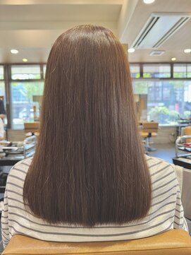 エース 間明店(A) ☆★エモージュロングミディアムヘアベージュグレージュ大人