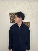 メンズカット/無造作パーマ/スパイラルパーマ/ショート