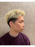 【メンズカット】スパイキーショート刈り上げ