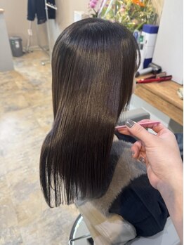 アノ(anom)の写真/【酸性縮毛矯正/髪質改善専門サロン】丁寧なカウンセリングでダメージレス&ナチュラルな艶髪へ♪[播州赤穂]