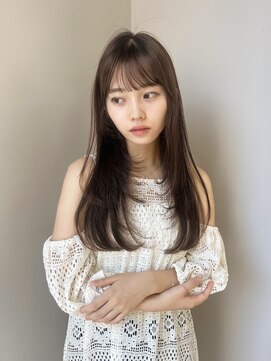 ボタン シブヤ(VOTAN SHIBUYA) レイヤーカット/ベージュカラー/ブリーチなし/透明感カラー/渋谷