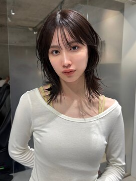 フィルムス 表参道(FILMS) ミニウルフレイヤーカット顔周り前髪韓国ショートボブ/表参道