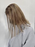 【ブリーチオンカラー】ブロンドベージュ