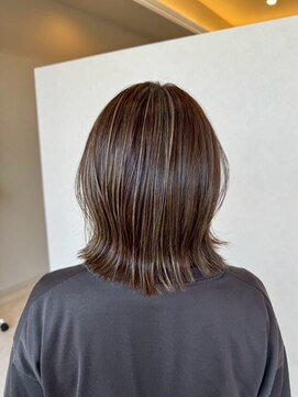 ガレリアエレガンテ 尾張旭店(GALLARIA Elegante) 外ハネボブ/ダークアッシュ/ダークグレー