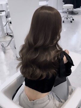 アイシー 表参道(ICY) 上品可愛い◇韓国くびれヘアオリーブベージュ