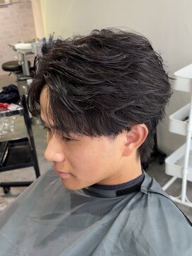 アンジェ(ange) フェザーパーマ メンズフェザーショート